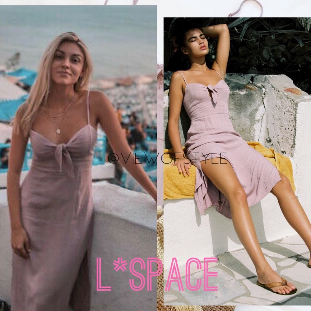 L*SPACE Amanda Dress in Dusty Rose 🌹